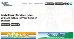 Desktop Screenshot of brightenergysolutions.com